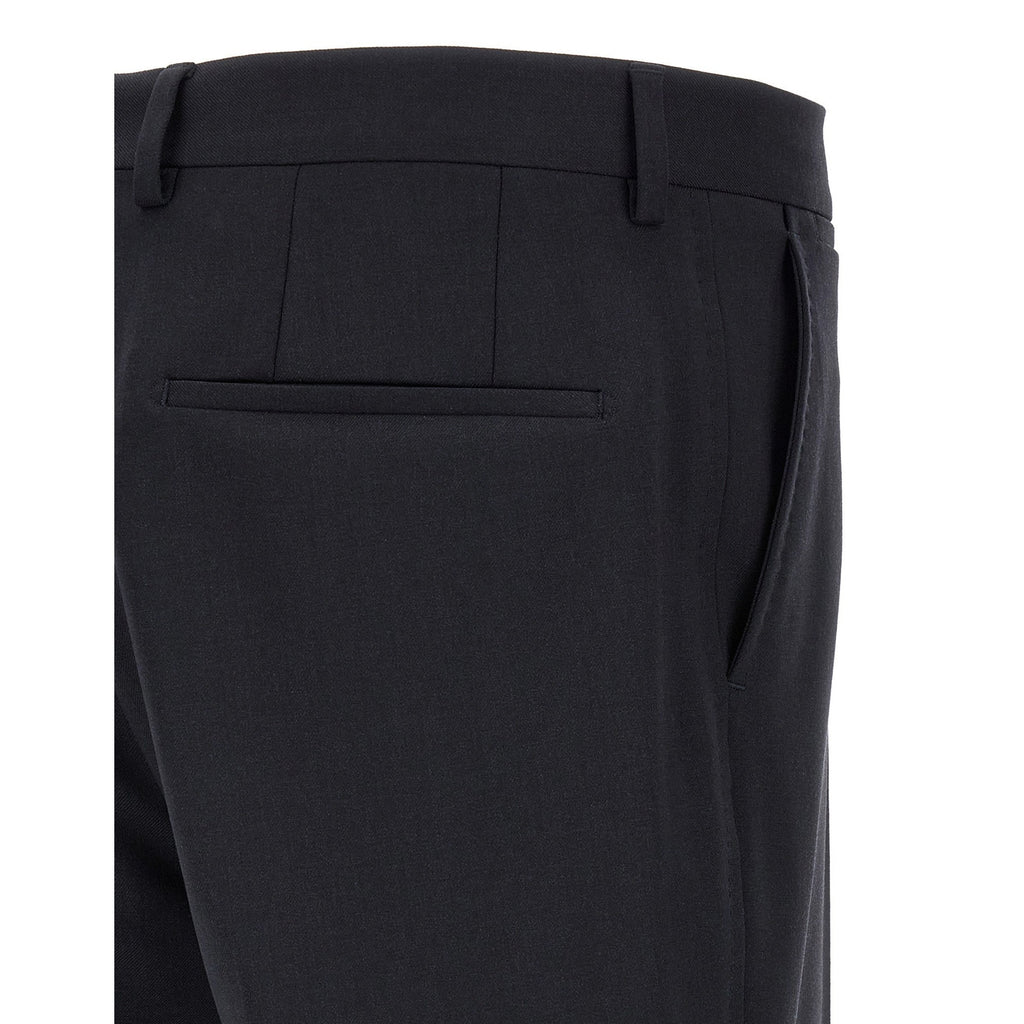 Blue Virgin Wool Two-Piece Suit