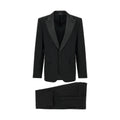 Black Virgin Wool Two-Piece Suit