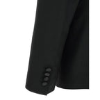 Black Virgin Wool Two-Piece Suit