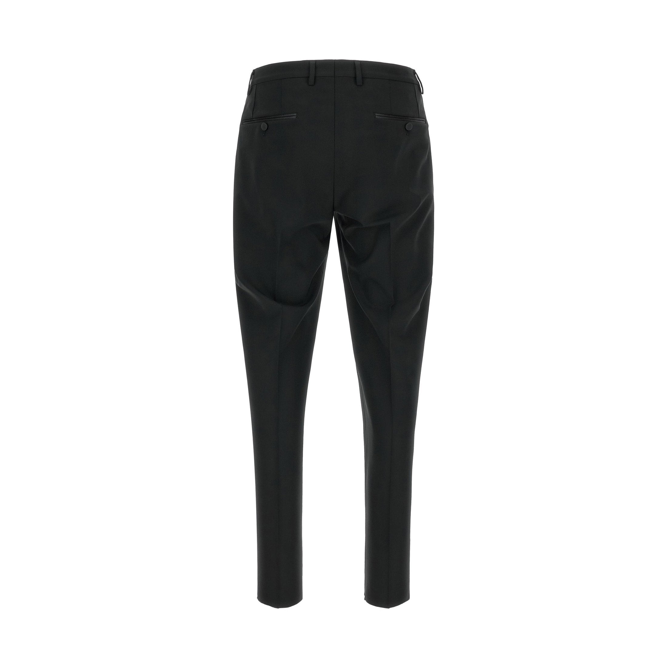 Black Virgin Wool Two-Piece Suit