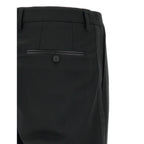 Black Virgin Wool Two-Piece Suit