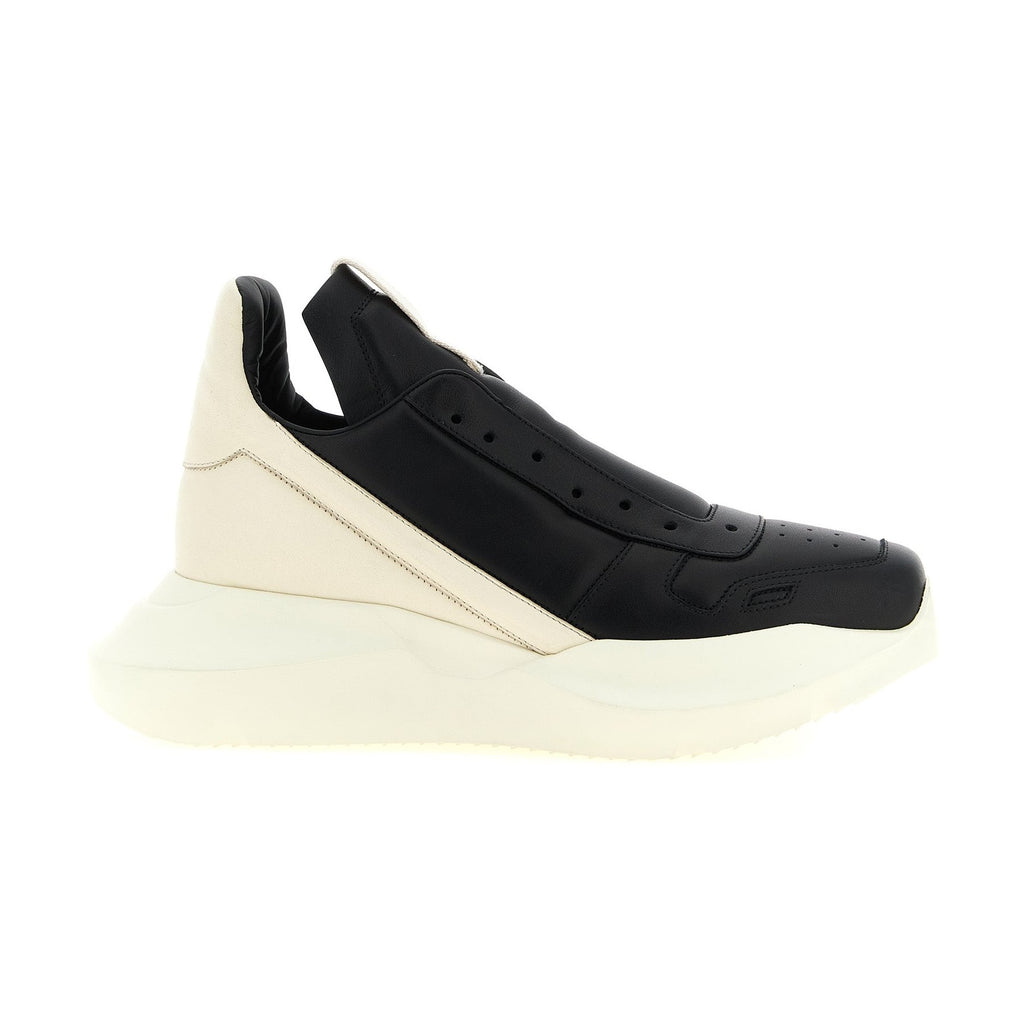 Bicolor Calfskin Chunky Sneakers