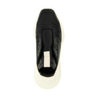 Bicolor Calfskin Chunky Sneakers