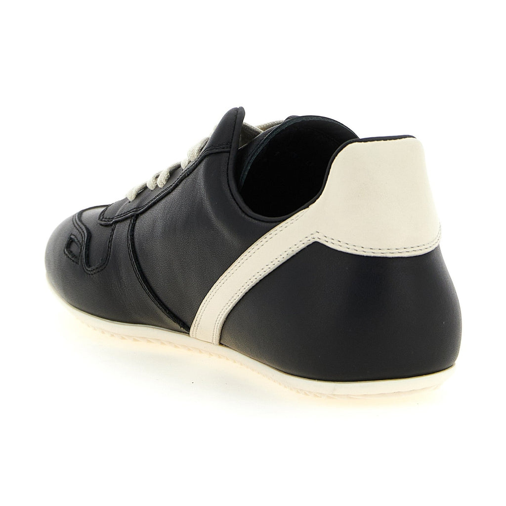 Bicolor Calfskin Low Top Sneakers