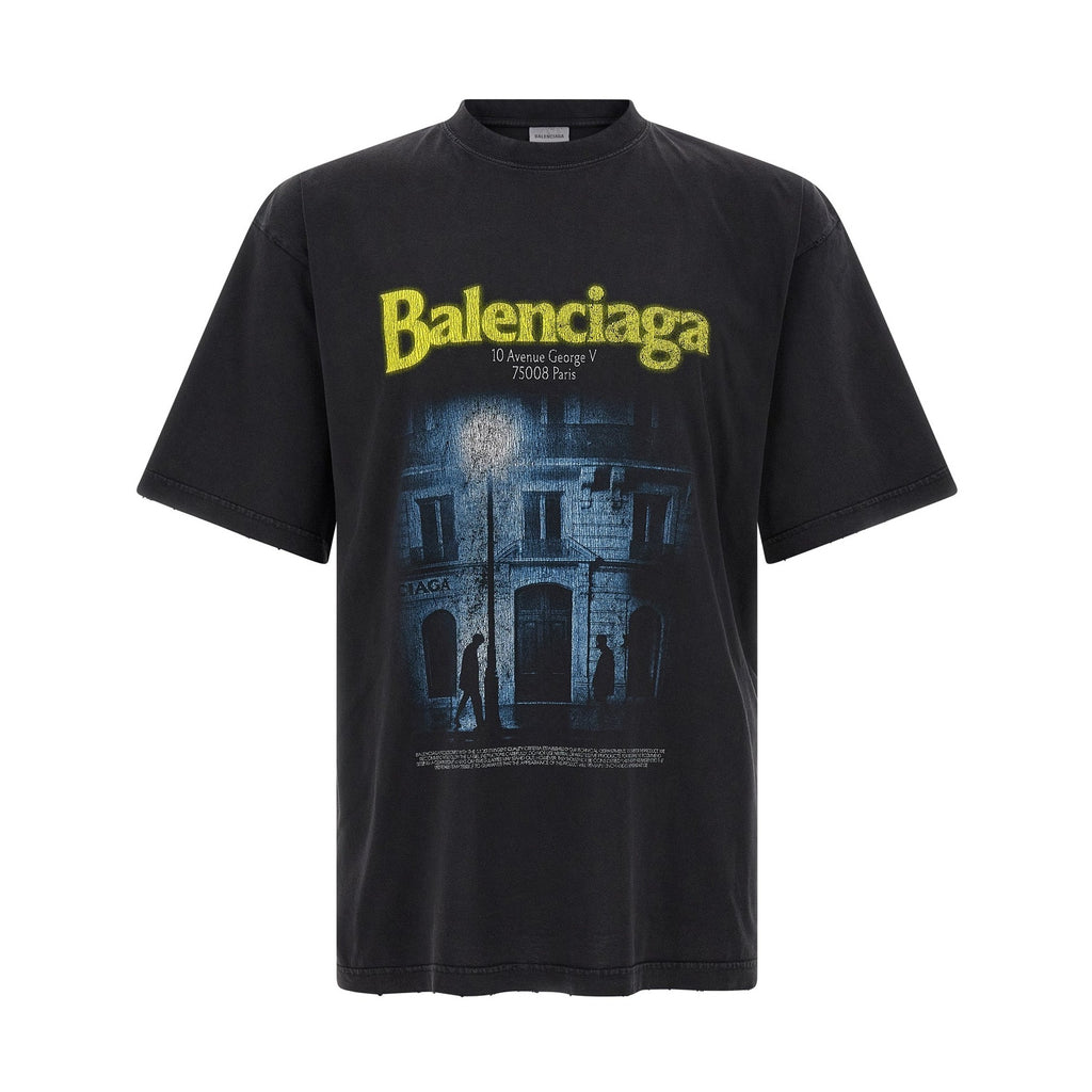 Black Cotton T-Shirt