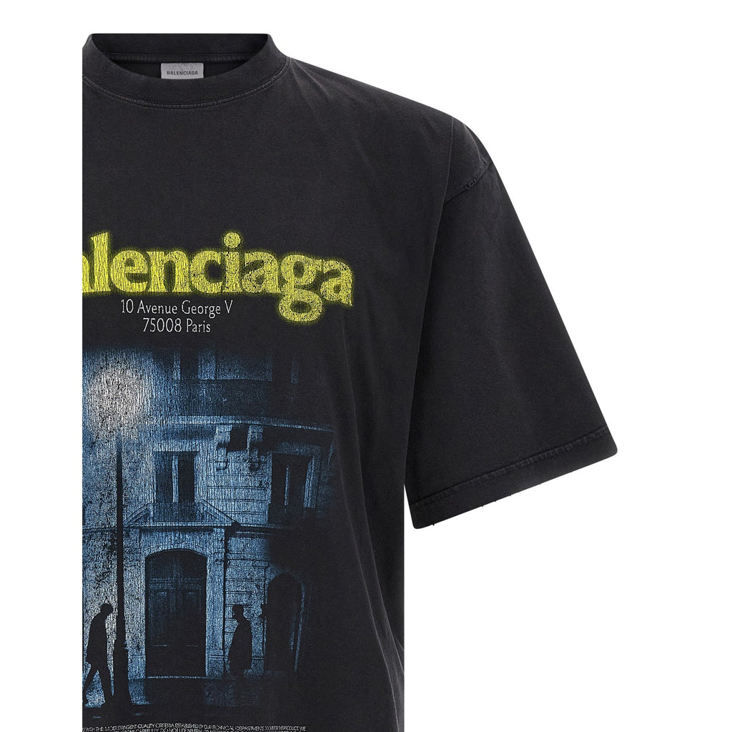 Black Cotton T-Shirt