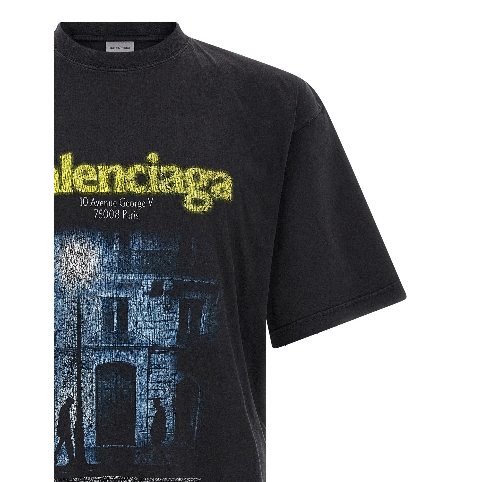 Black Cotton T-Shirt