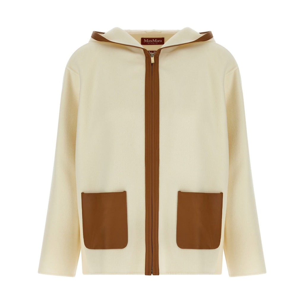 White Virgin Wool Coat
