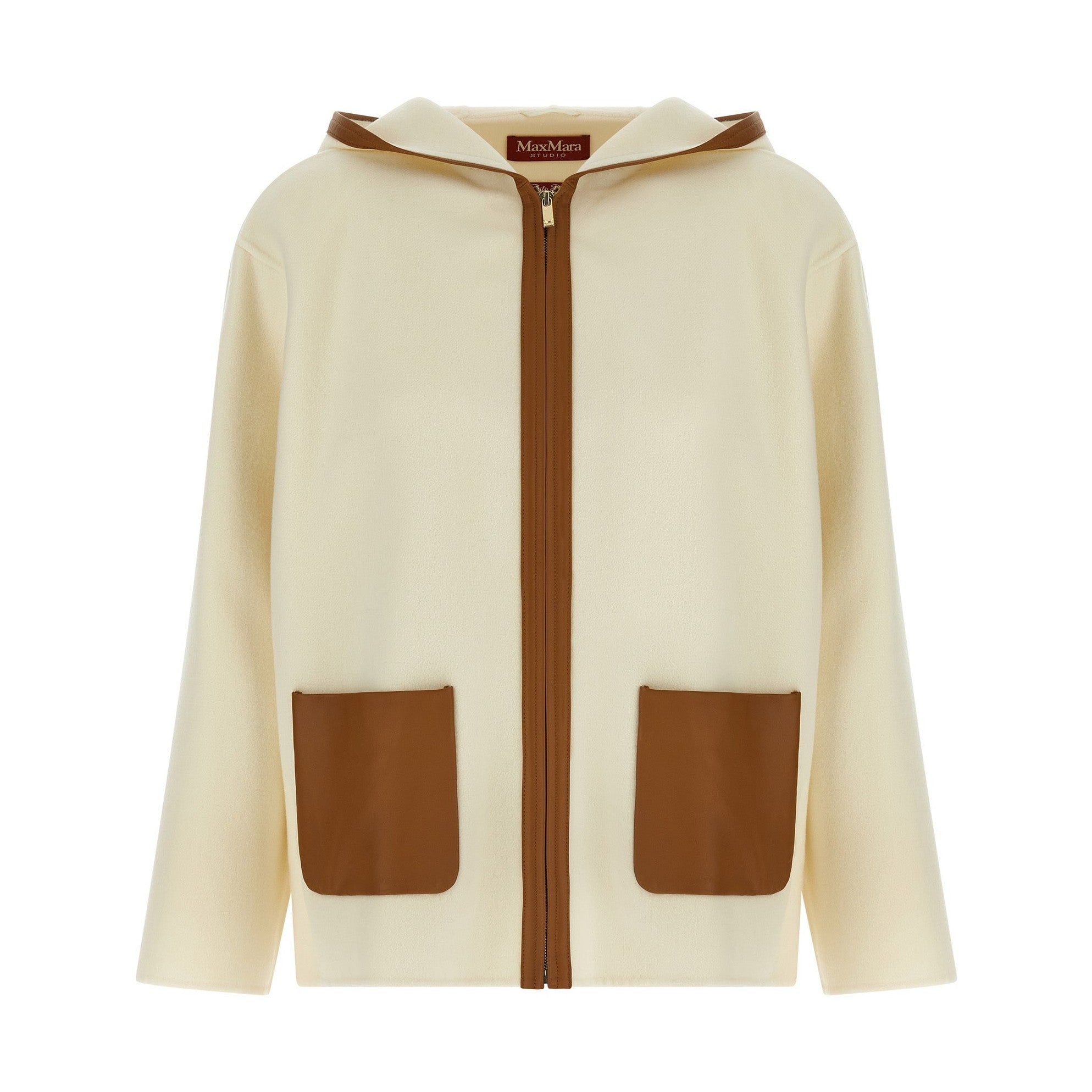 White Virgin Wool Coat