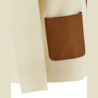 White Virgin Wool Coat