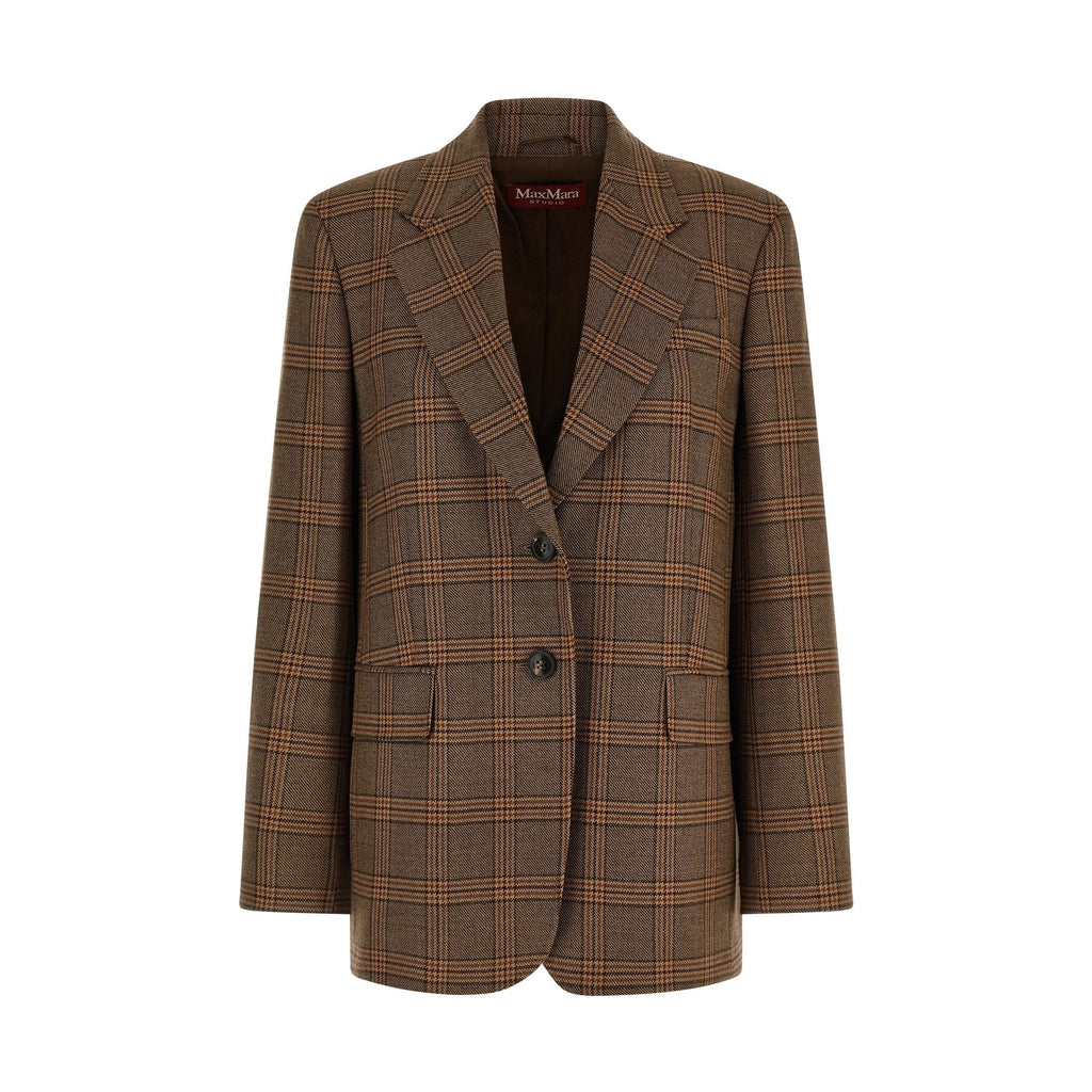 Brown Wool Blazer
