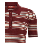 Bordeaux Silk Polo Shirt