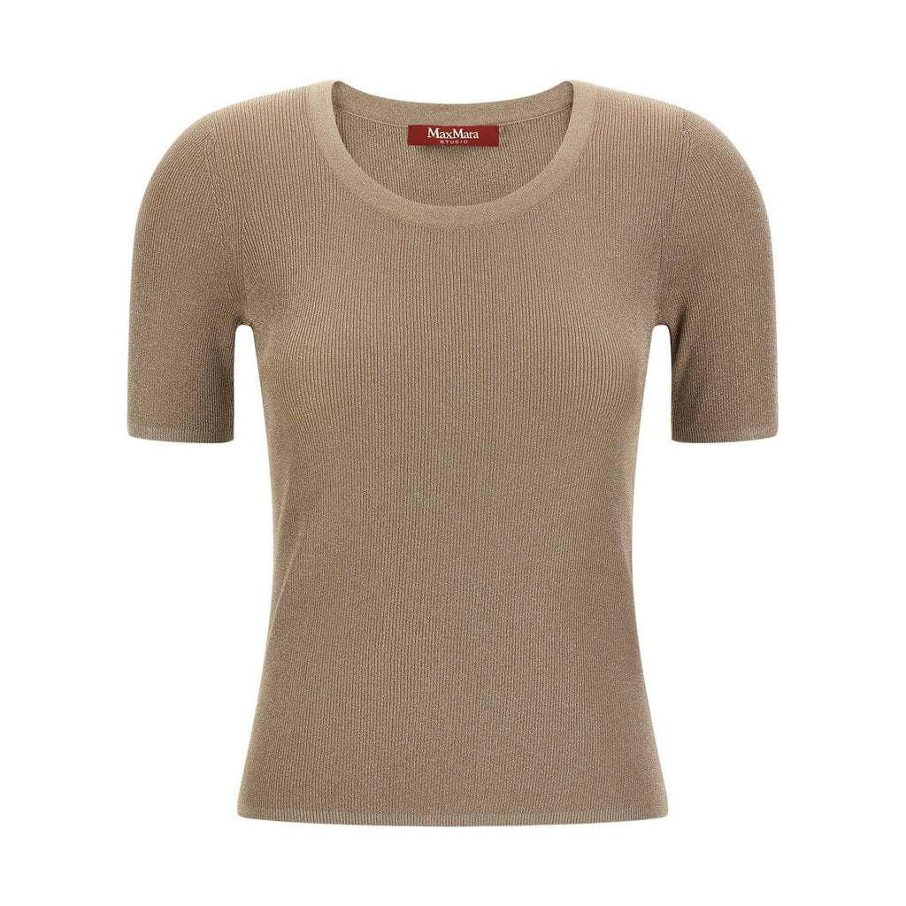Beige Polyamide T-Shirt