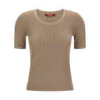 Beige Polyamide T-Shirt