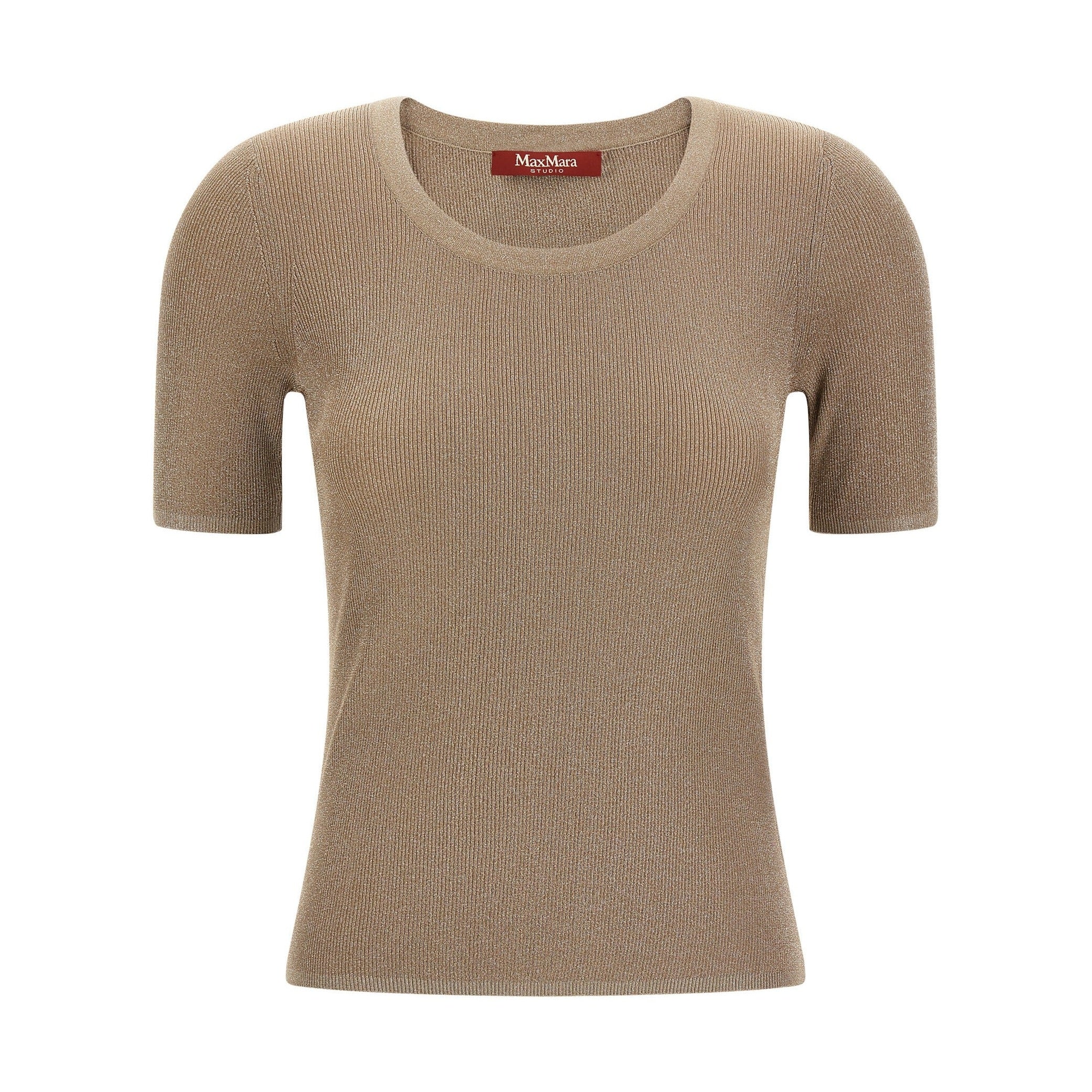 Beige Polyamide T-Shirt