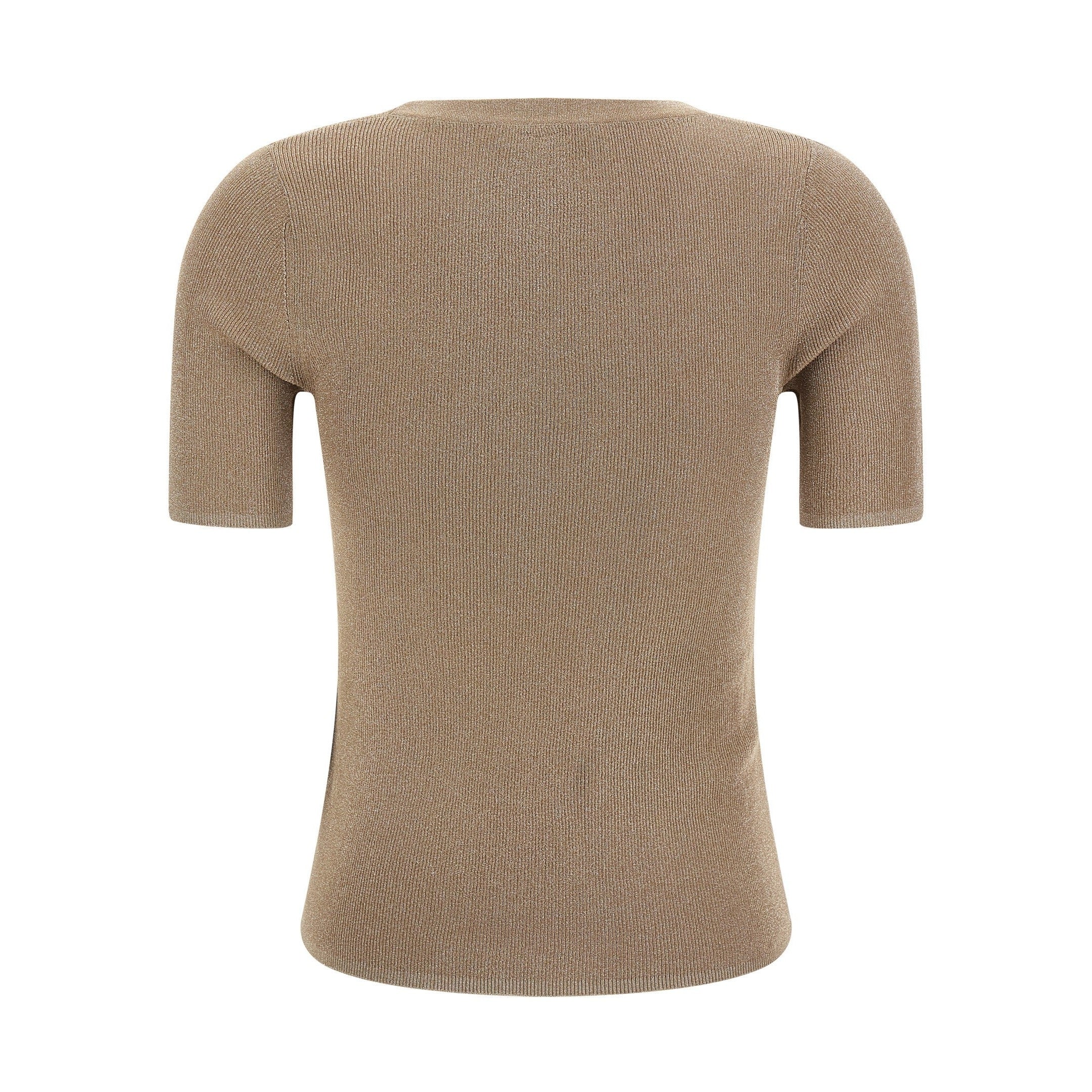 Beige Polyamide T-Shirt