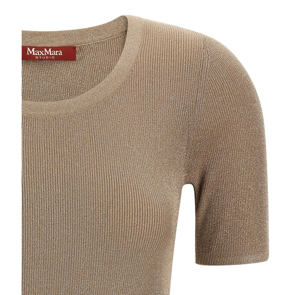 Beige Polyamide T-Shirt