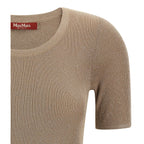 Beige Polyamide T-Shirt
