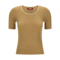 Gold Polyamide T-Shirt