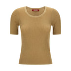 Gold Polyamide T-Shirt