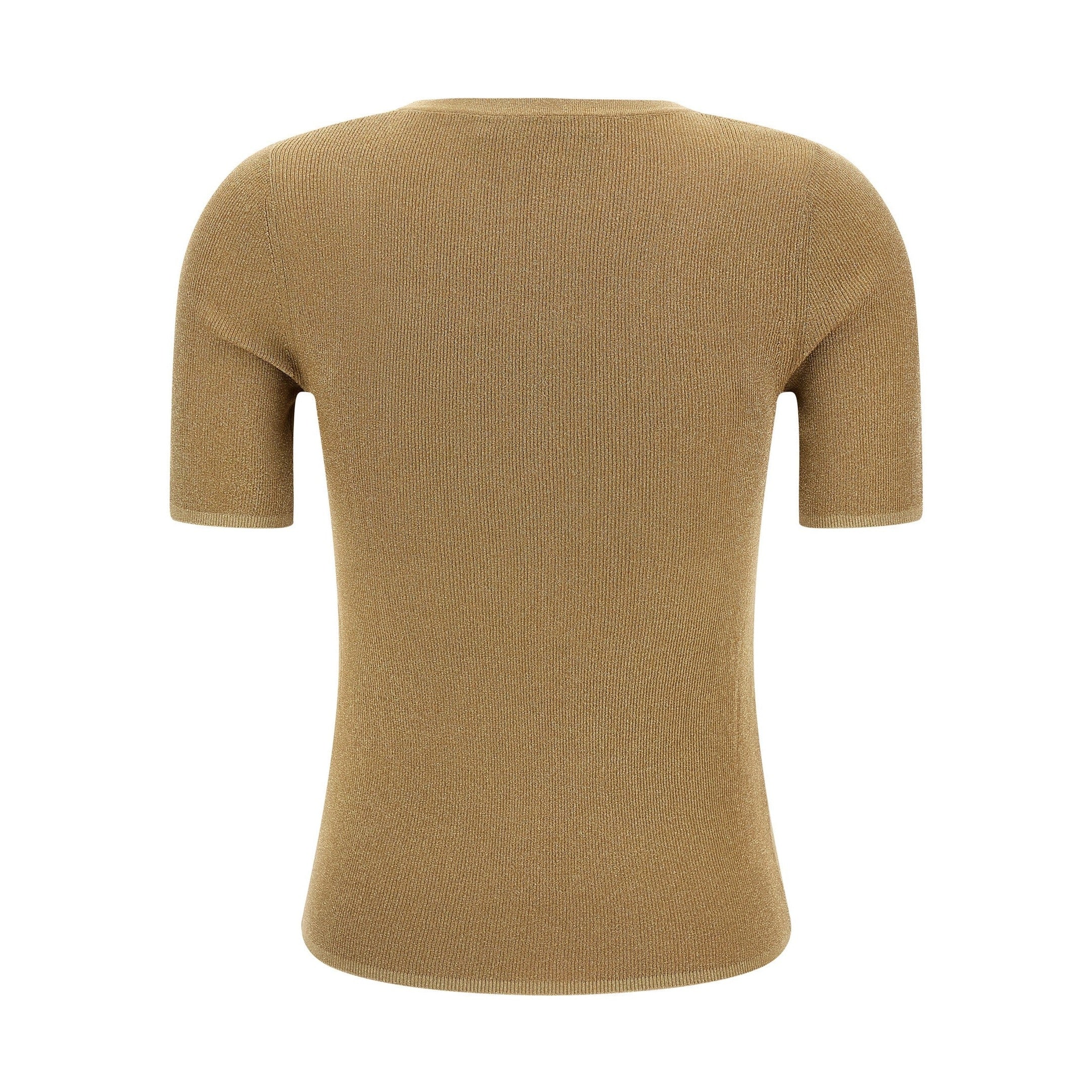 Gold Polyamide T-Shirt