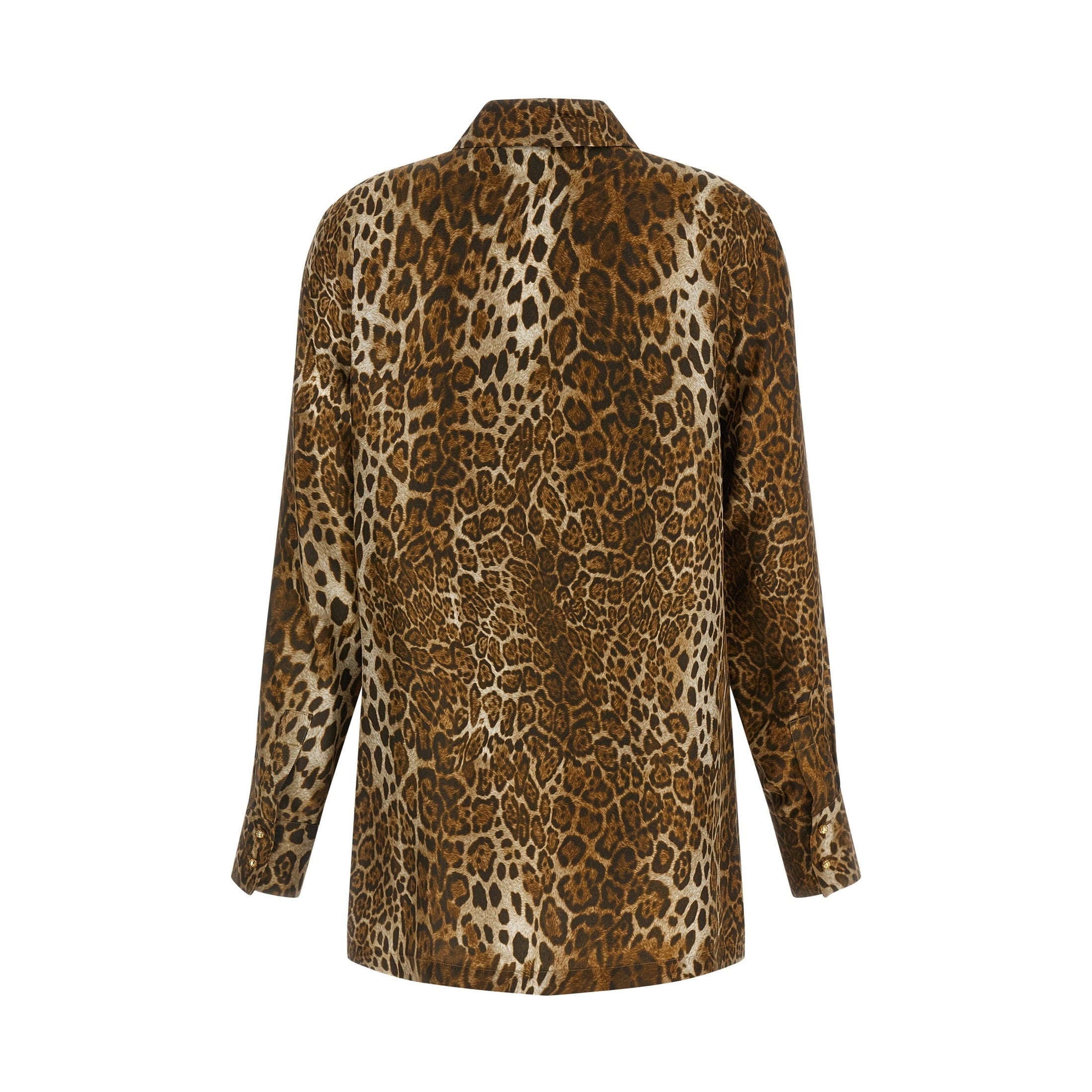 Brown Silk Blouse