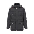 Gray Wool Parka