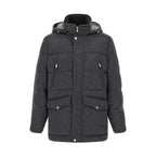 Gray Wool Parka