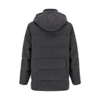 Gray Wool Parka