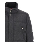 Gray Wool Parka