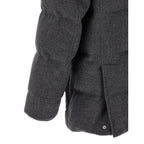 Gray Wool Parka