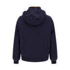 Blue Polyamide Full-Length Jacket