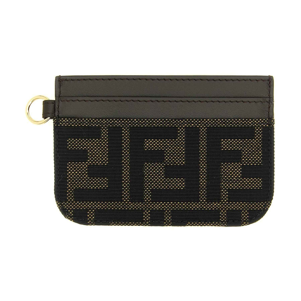 Brown Polyester Cardholder