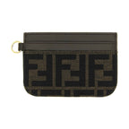 Brown Polyester Cardholder