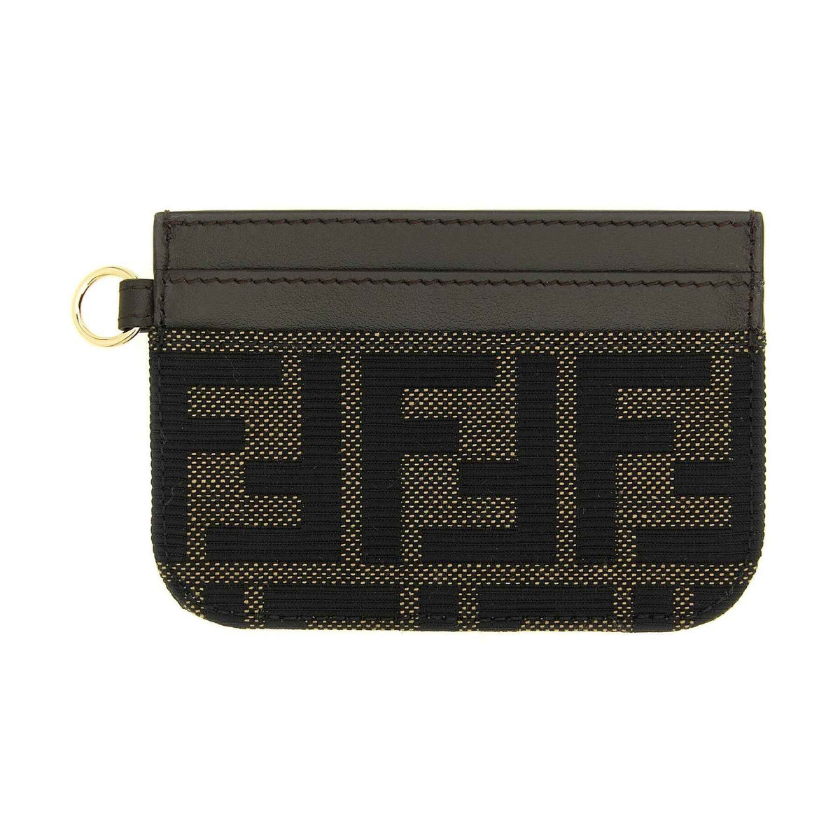 Brown Polyester Cardholder