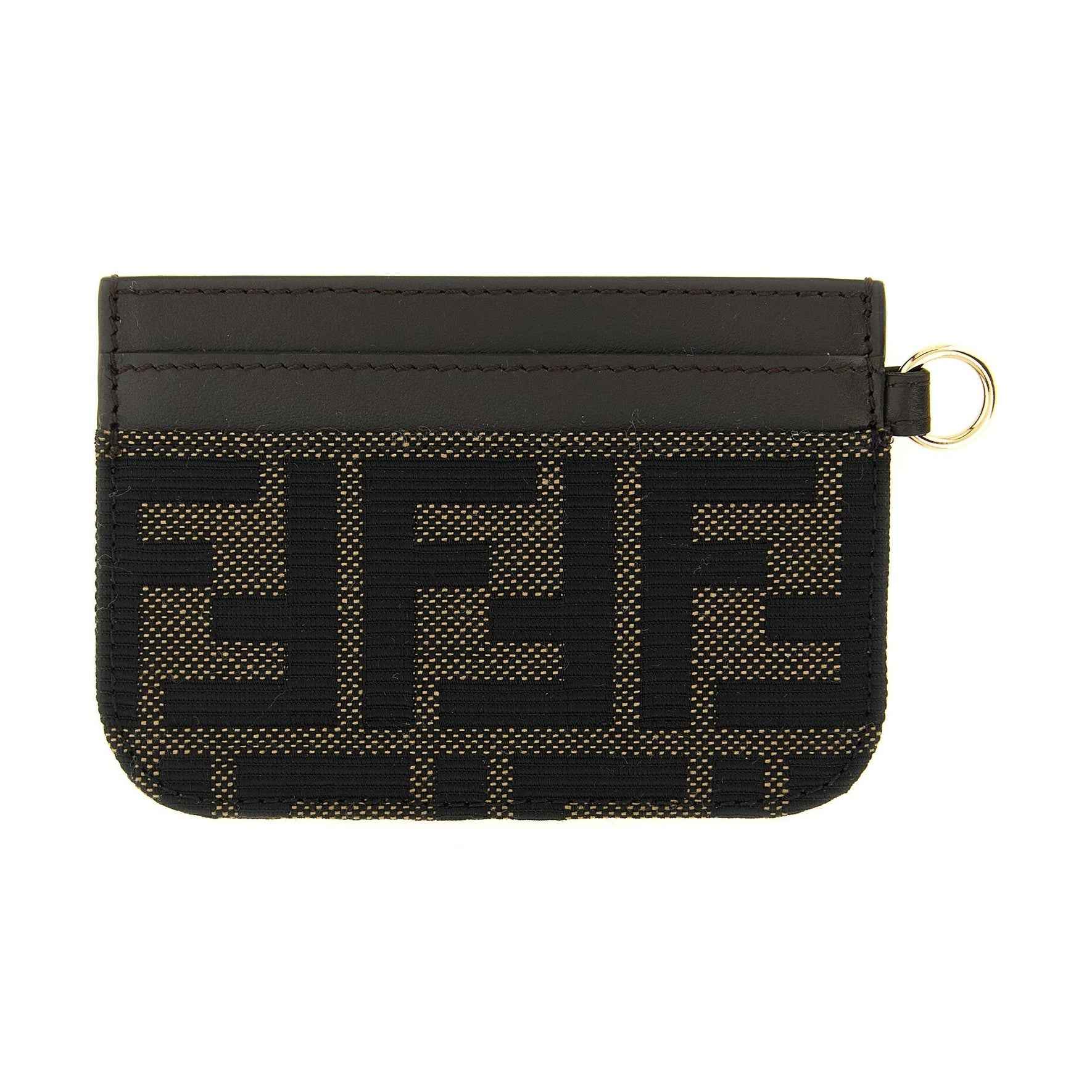 Brown Polyester Cardholder