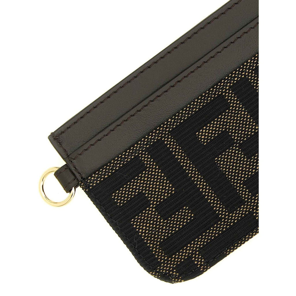 Brown Polyester Cardholder