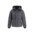 Gray Cotton Parka