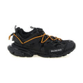 Black Polyethylene Athletic Sneakers