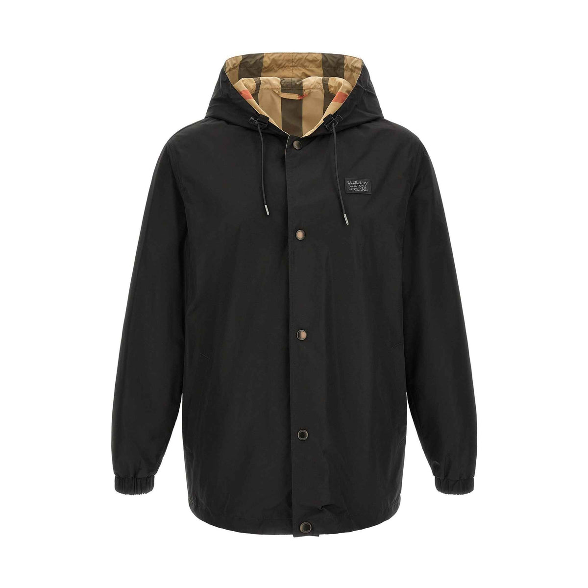 Black Polyester Coat