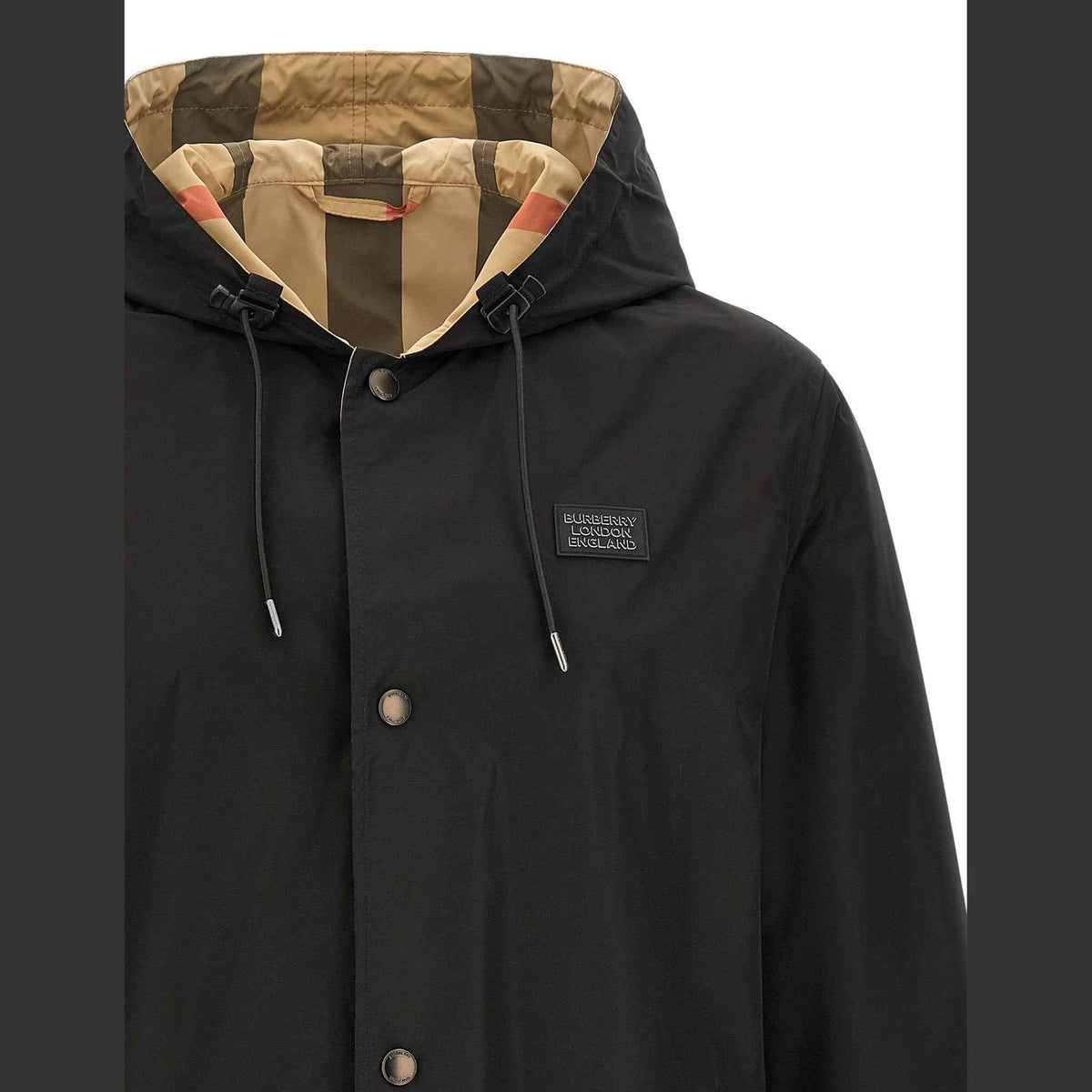 Black Polyester Coat