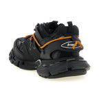 Black Polyethylene Athletic Sneakers