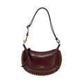 Bordeaux Cowhide Shoulder Bag