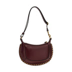 Bordeaux Cowhide Shoulder Bag