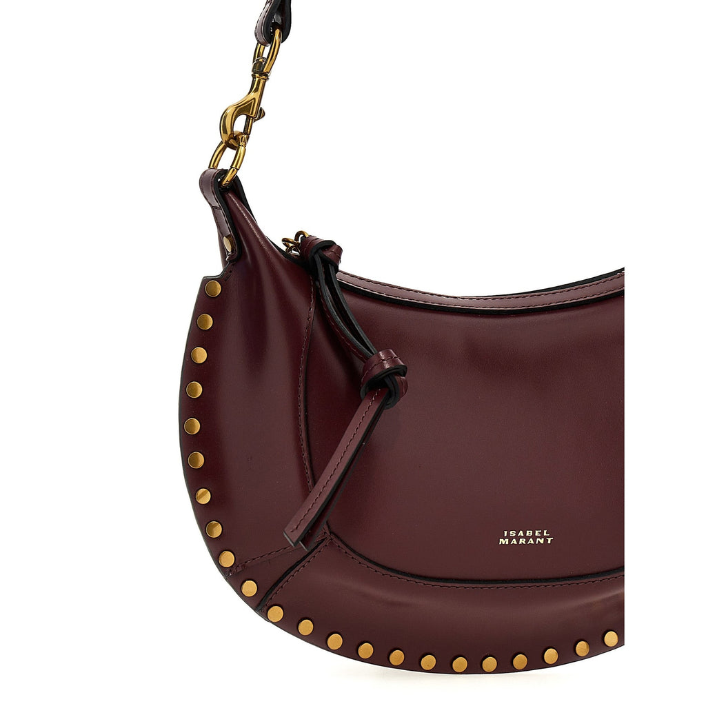Bordeaux Cowhide Shoulder Bag