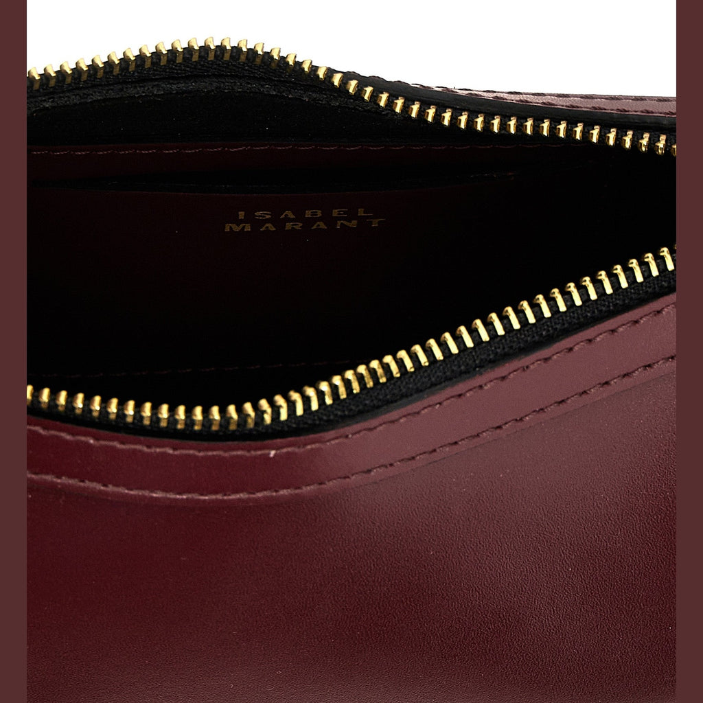 Bordeaux Cowhide Shoulder Bag