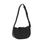 Black Calfskin Shoulder Bag