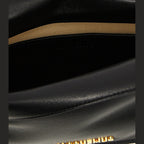 Black Lamb Leather Clutch Bag
