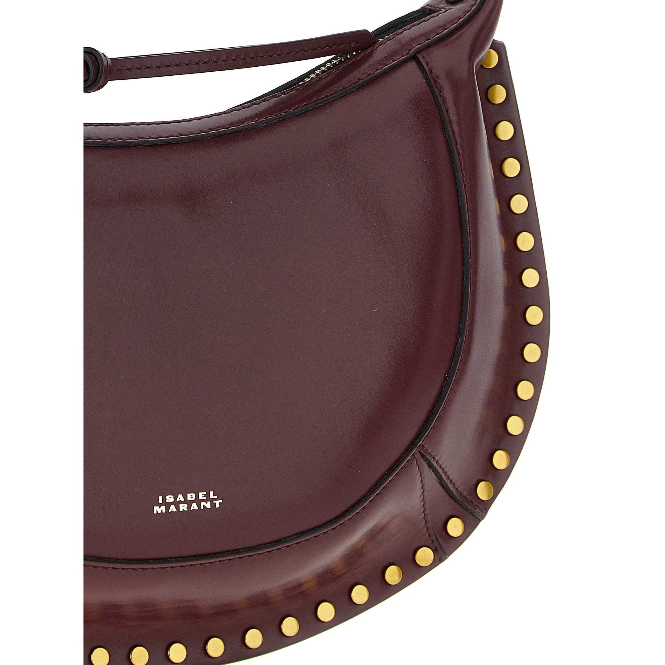 Bordeaux Calfskin Shoulder Bag