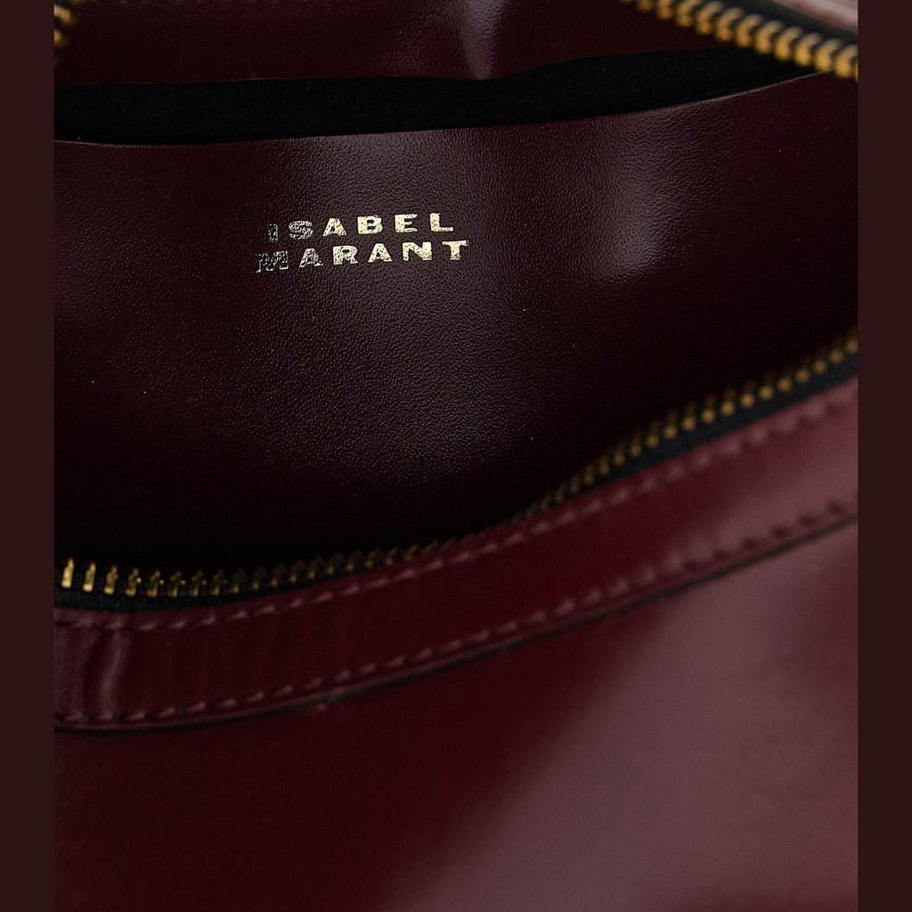 Bordeaux Calfskin Shoulder Bag